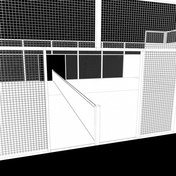 paddle court 3d x - Paddle court by samuel perales